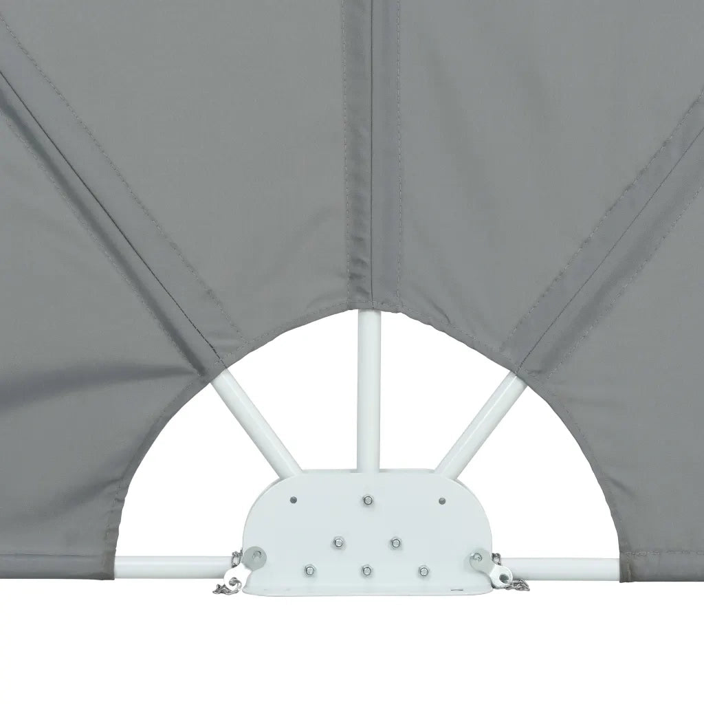 Tenda Laterale per Terrazza Pieghevole Grigio 300x150 cm cod mxl 14820