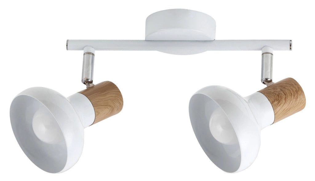 Faretto soffitto/parete bianco 2xE14 Holly Rabalux 5944