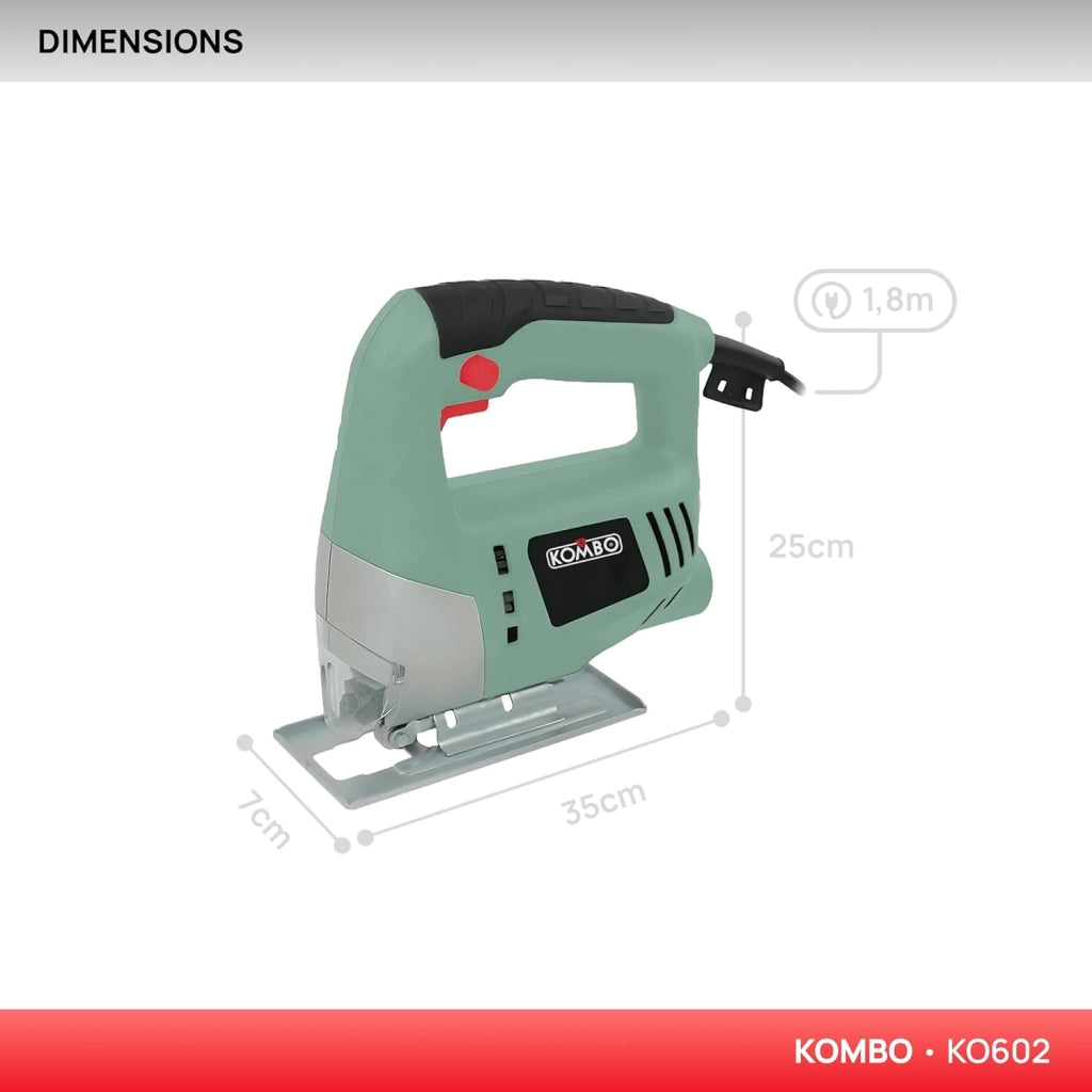 Seghetto Alternativo Professionale KOMBO 400W - Velocità rotazione 3000 giri/minuto
