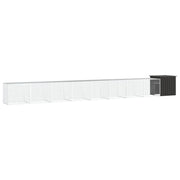 Recinto per pollaio in acciaio zincato antracite 900 x 91 x 100 cm 02_0043935