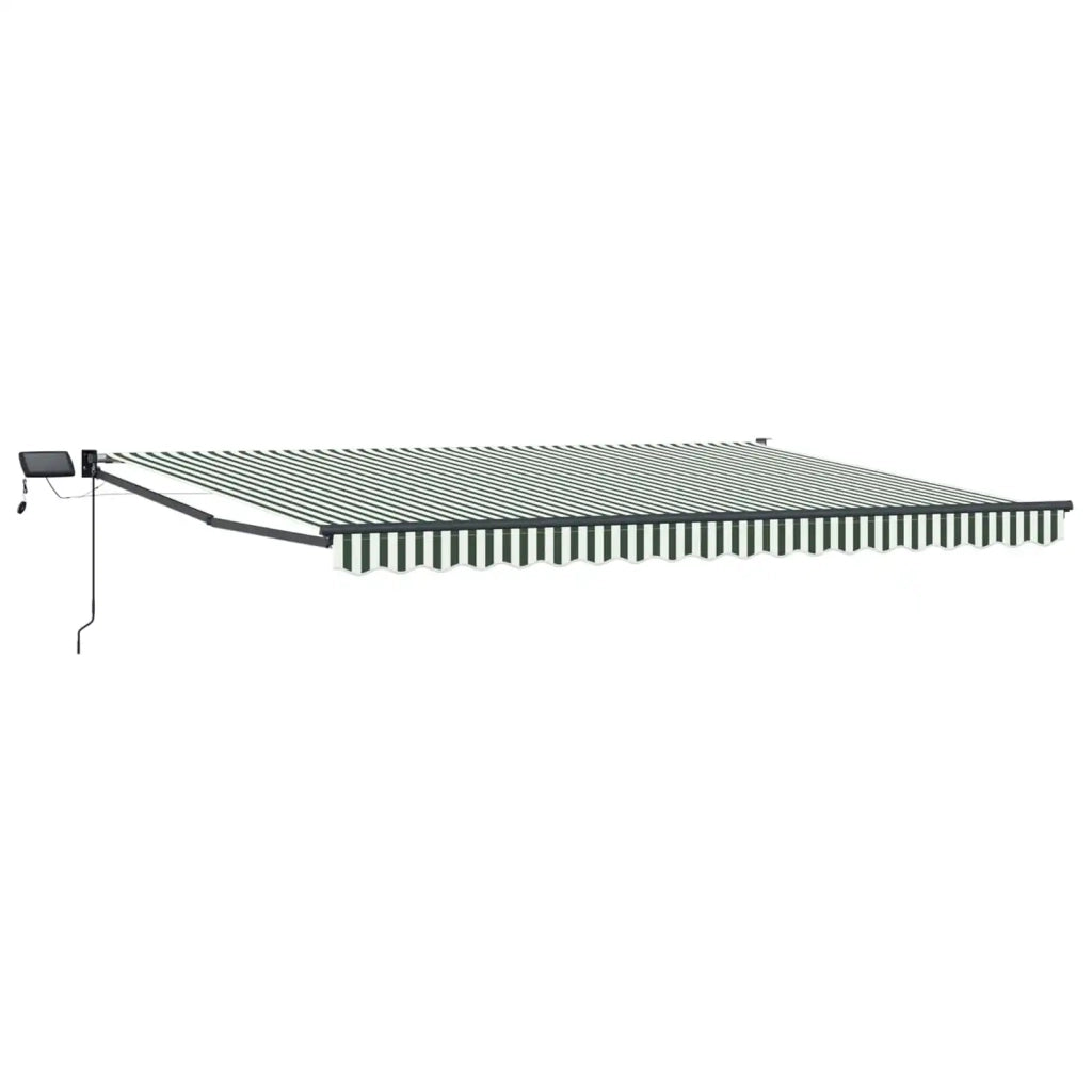 Tenda retrattile manuale con LED 5 x 3 m