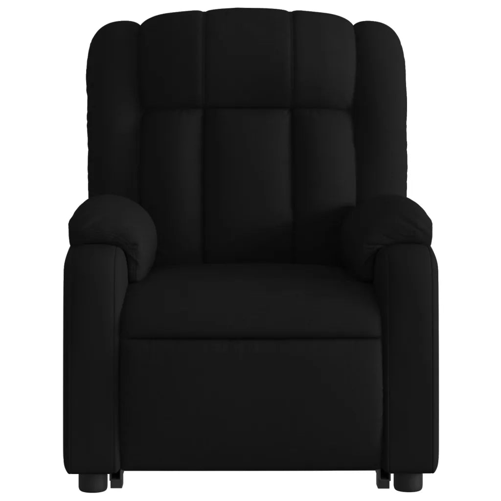 Poltrona Alzapersona Massaggiante Elettrica Nera in Tessuto 3205354