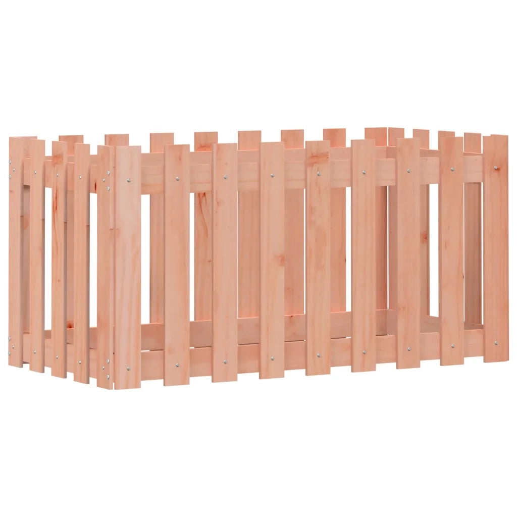 Fioriera Rialzata Giardino Recinzione 100x50x50cm Legno Douglas 832480