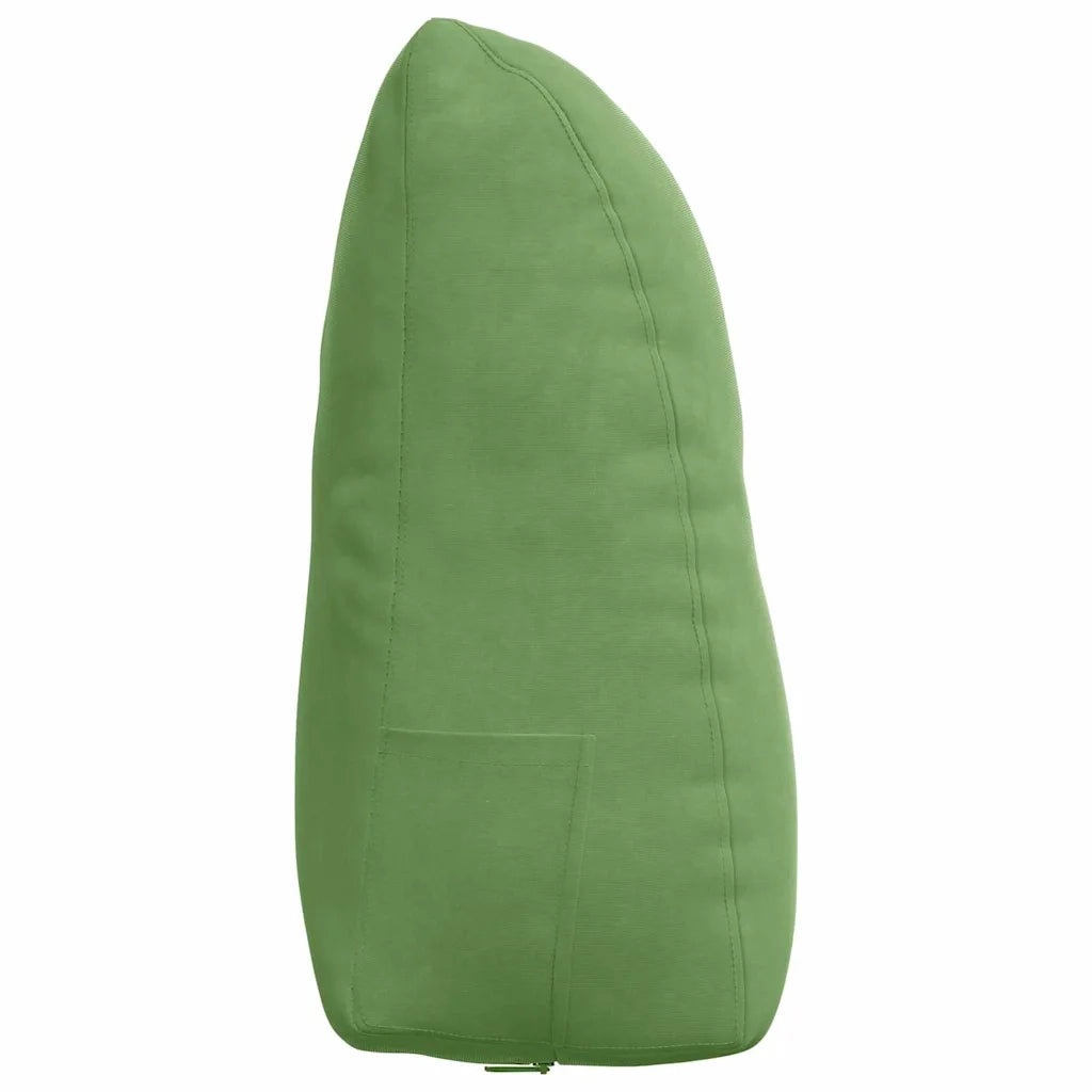 Cuscino per Schiena | Cuscino dorsale Verde chiaro 60 x 24 x 50 cm Velluto