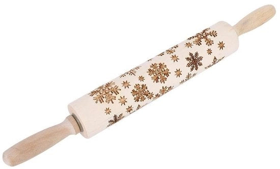 Impastatrice Ergonomica - Impastatrice in Legno - Manico Antiscivolo - Per Impastare Pasta e Biscotti - Sostenibile e Facile da Pulire - Impastatrice per Biscotti