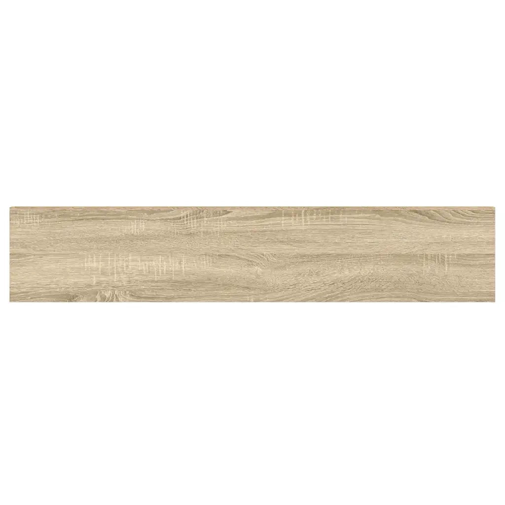Scaffale a Parete Rovere e Bianco 120x23,5x3,8 cm in MDF cod mxl 33096