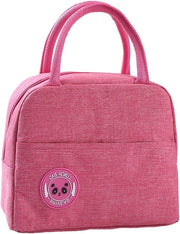 Borsa Isolante Acqua Impronta per Picnic - Per Restare Caldo e Conservare la Variazione - Grande Capacità Borsa Riciclabile per Picnic - Rosa