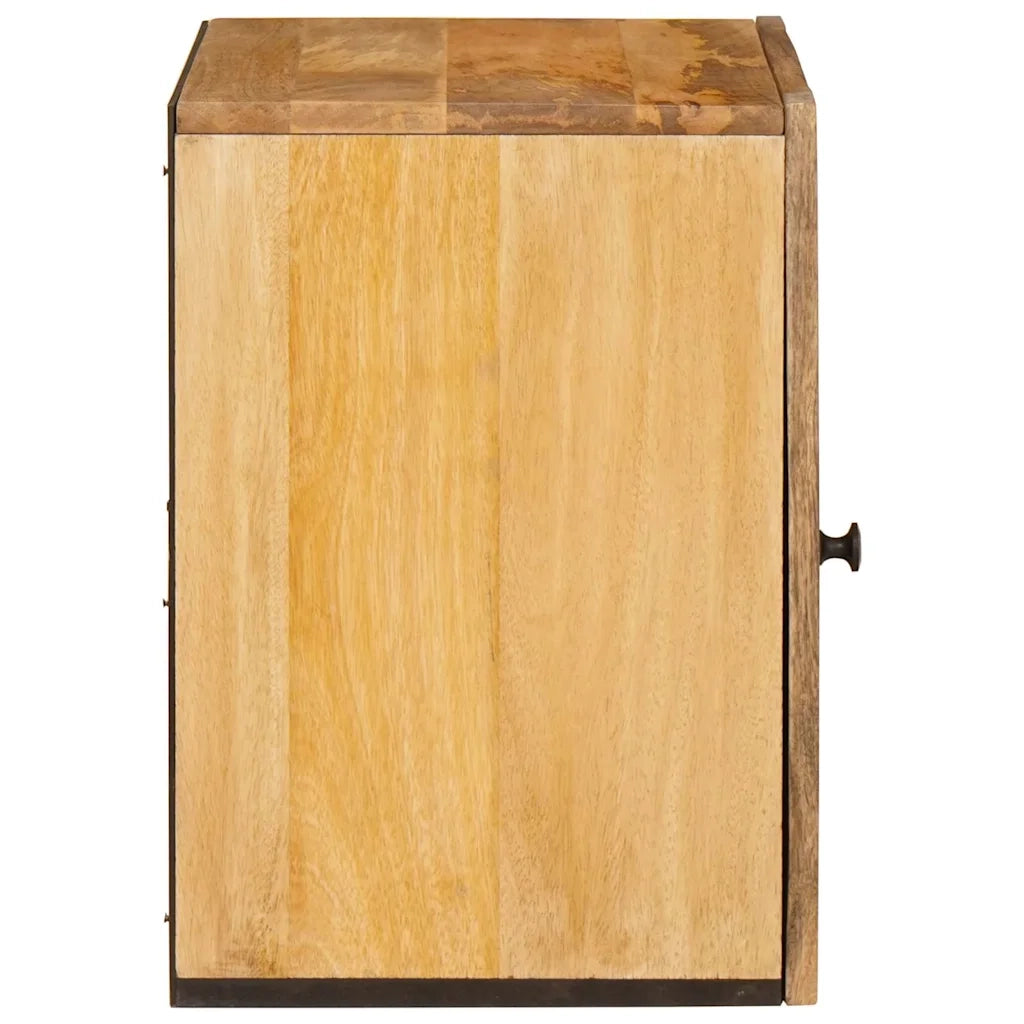 Mobile Appeso da Bagno con lo scaffale Marrone 38 x 33 x 48 cm