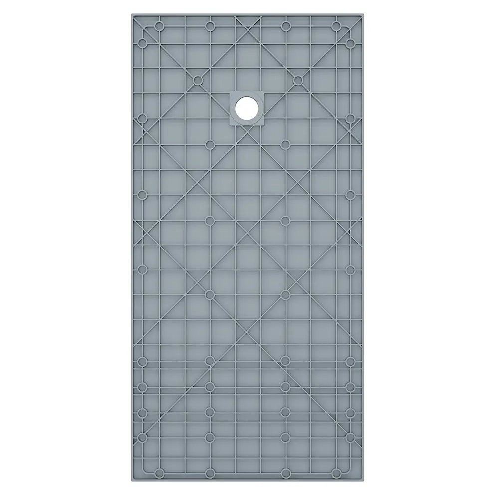 Piatto doccia 90x160 cm colore grigio effetto pietra | Samos