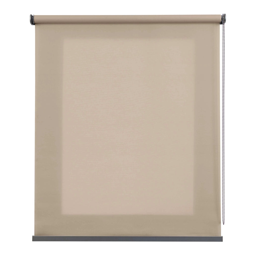 Tenda a rullo traslucida Premium con finitura metallizzata Beige 80x250 cm