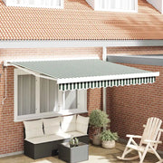 Tenda da Sole Verde e Bianco 300 x 250 x 165 cm 3330190