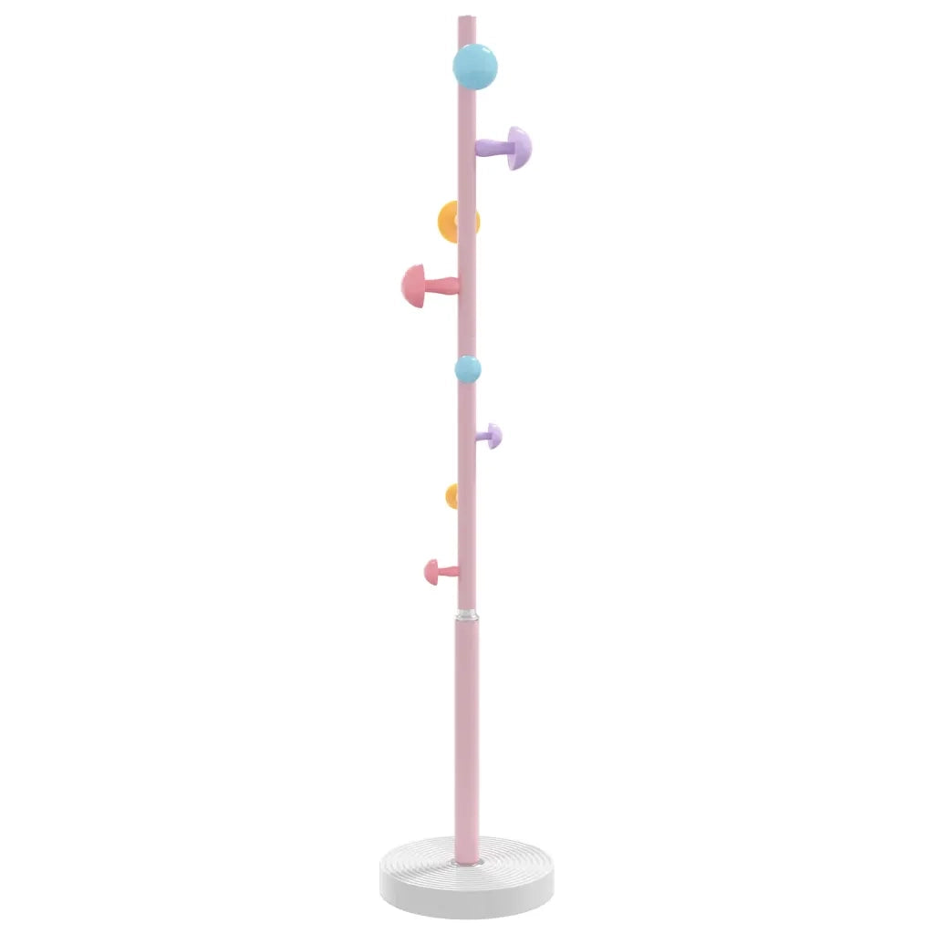 Appendiabiti Rosa 172 cm in Ferro Verniciato a Polvere