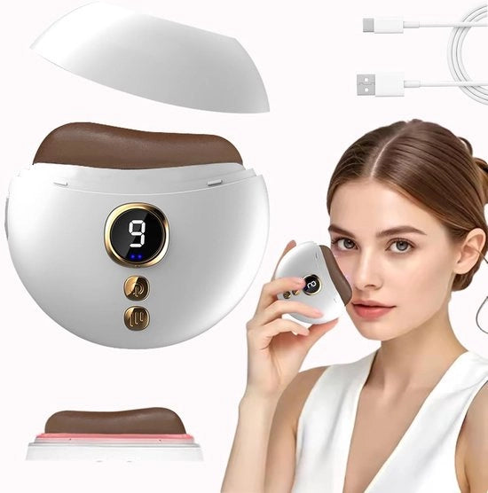 Misureatore aspirante a vuoto, aspiratore di polvere per la faccia con 6 sonde e 3 posizioni, misureatore purificatore di pori nasali