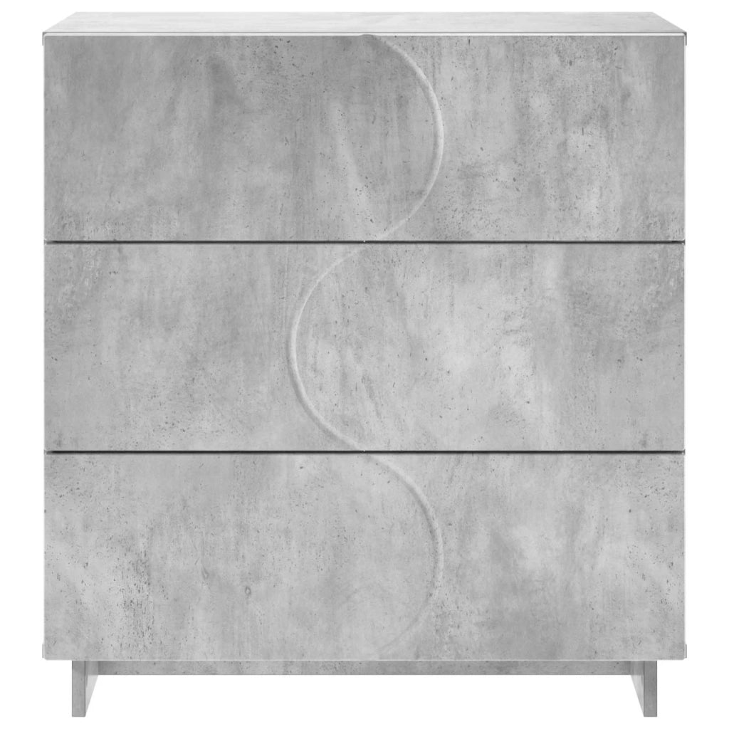 Credenza Grigio Cemento 70 x 38 x 75 cm Legno ingegnerizzato 8011525
