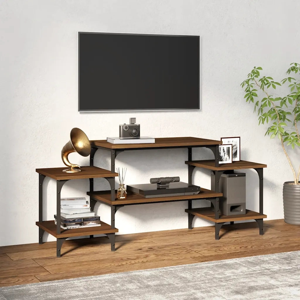 Mobile TV | Armadietto TV | Mobile Porta TV Rovere Marrone 117x35x52 cm Legno Multistrato
