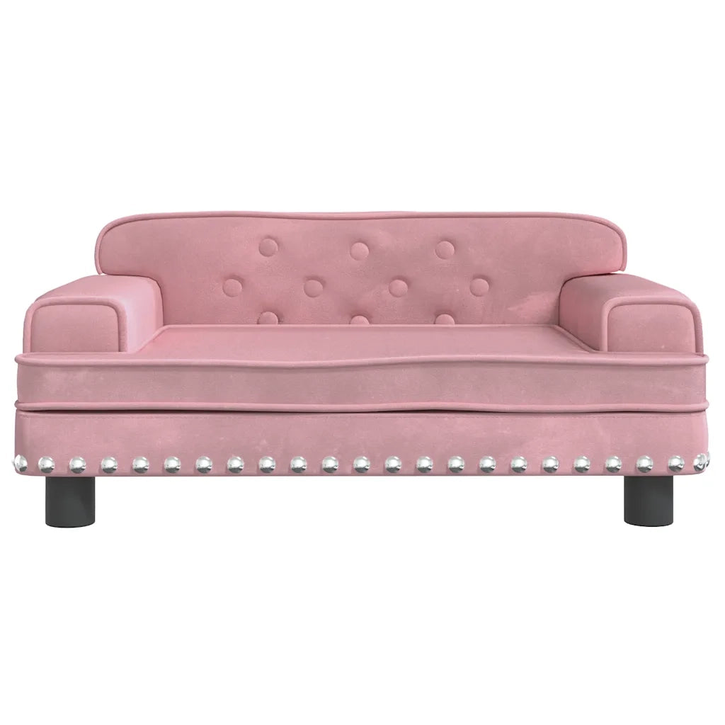 Lettino per Cani Rosa 70x45x30 cm in Vellutocod mxl 119164
