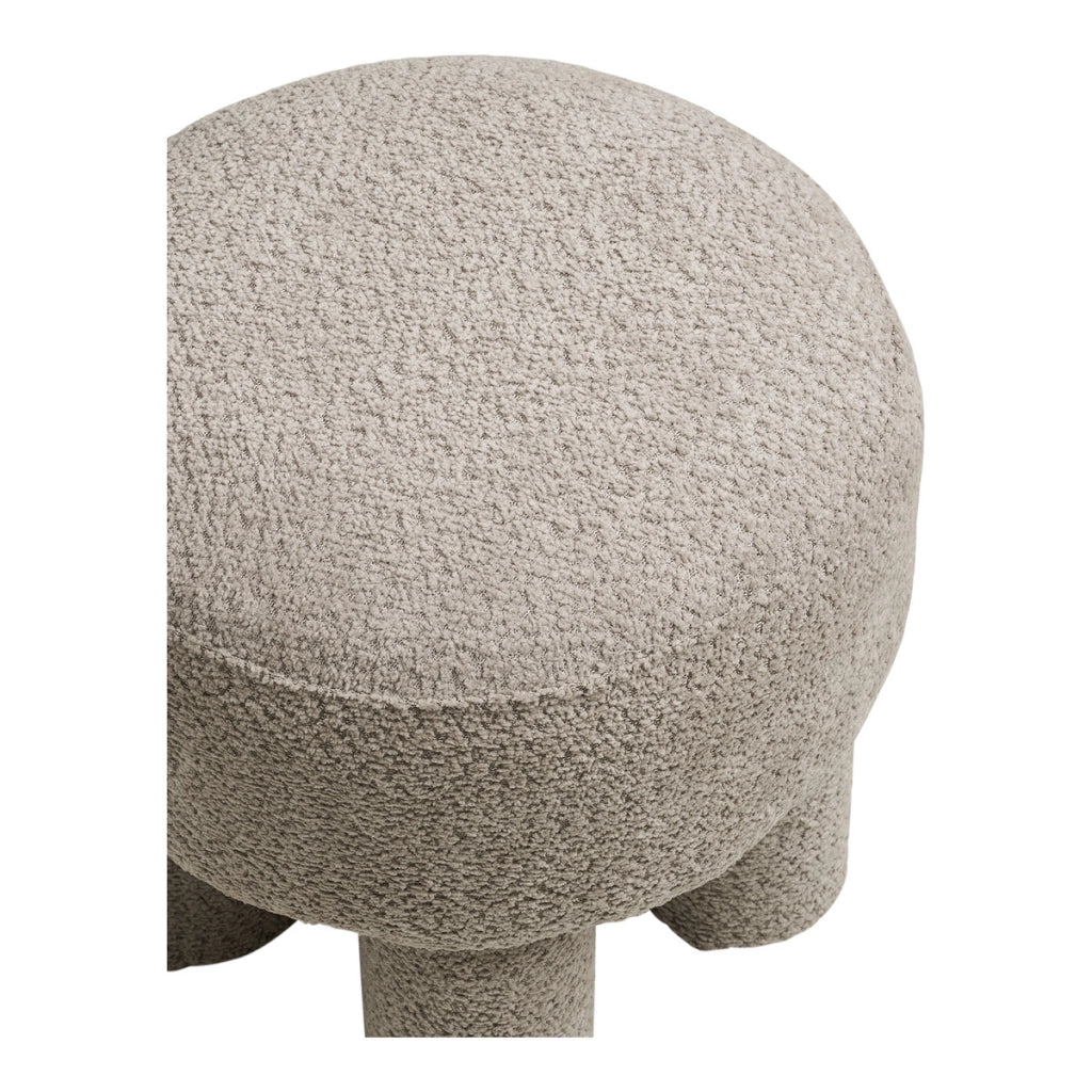 Pouf Perth, Grigio, Poliestere, 43x43x43 cm