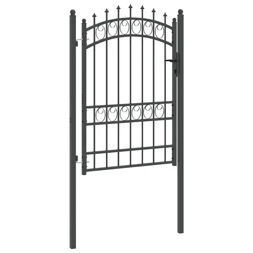 Cancello della recinzione con punte EMMEN 170 x 100 cm