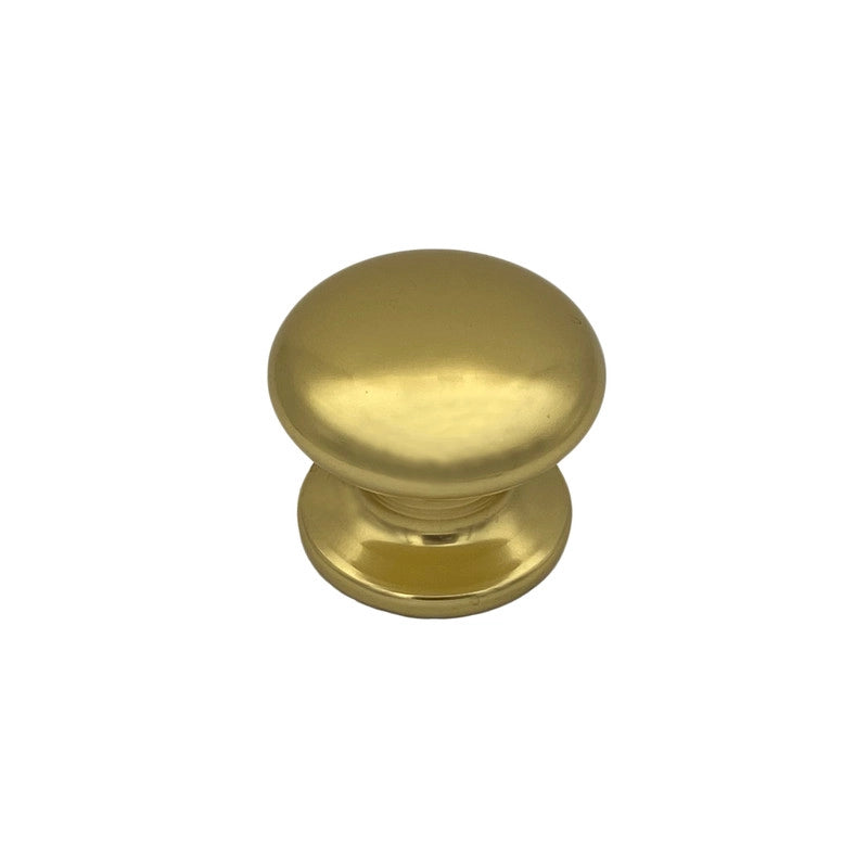 Pomolo fisso per porta SAGUATTI 173/70BB in alluminio oro lucido