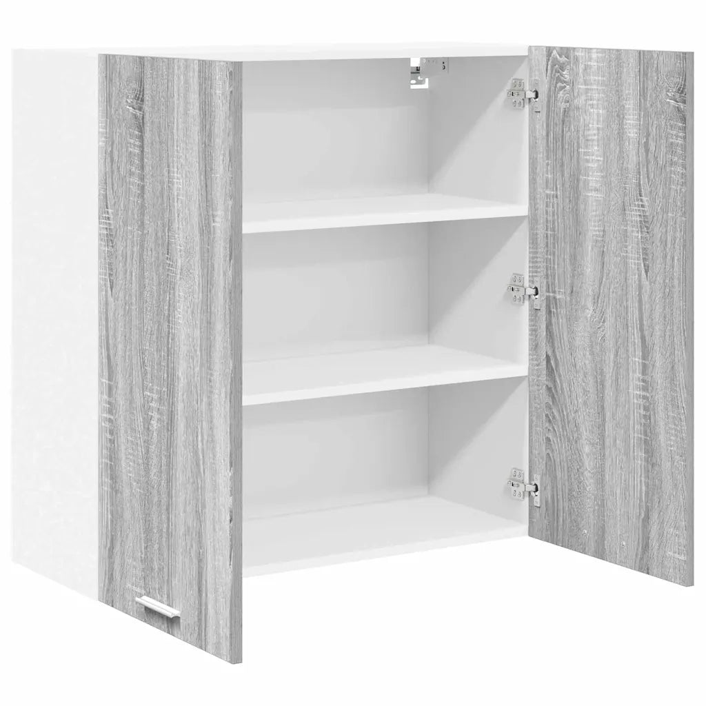 Armadio pensile Grigio Sonoma 80 x 31 x 80 cm Legno multistrato