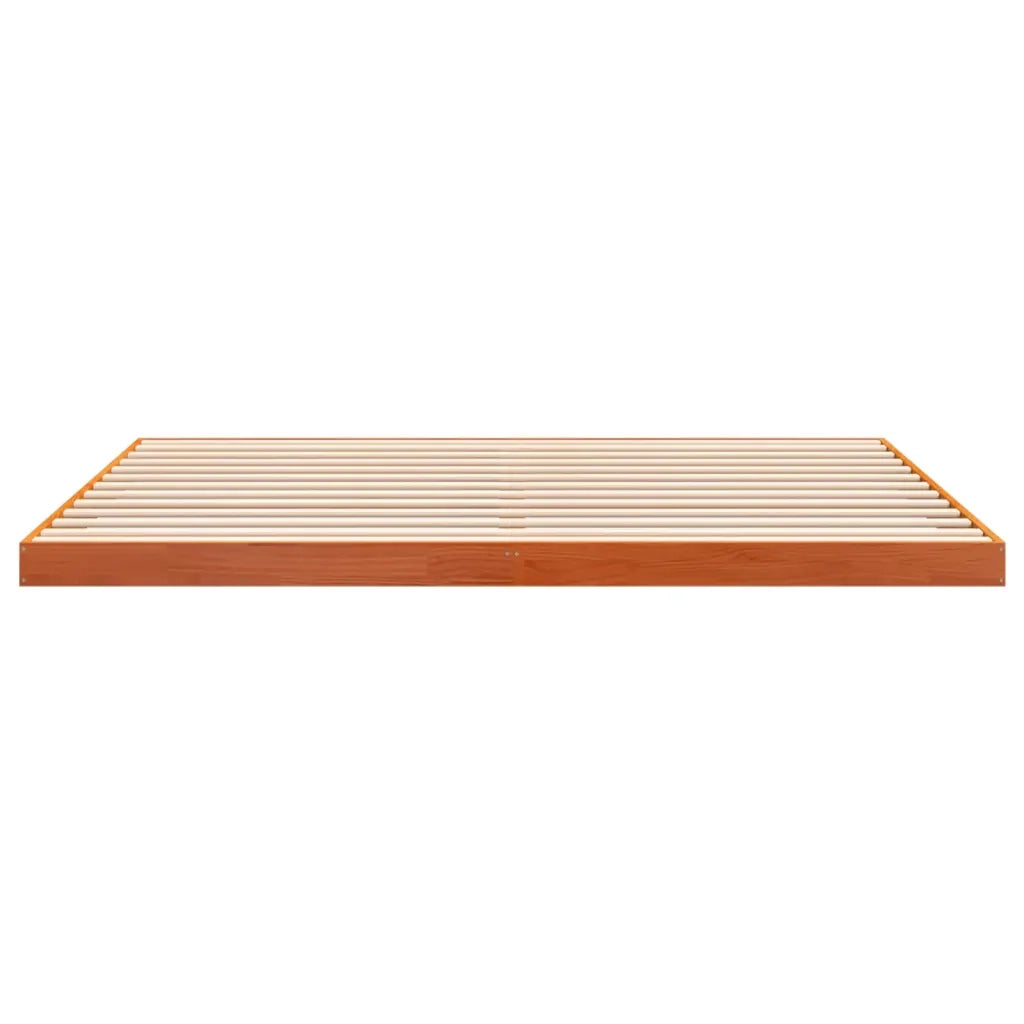 Giroletto Marrone Cera 200x200 cm in Legno Massello di Pino