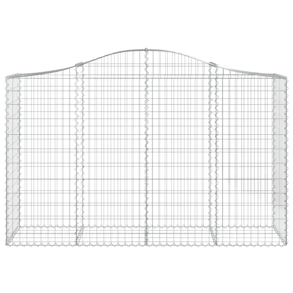 Cesti Gabbioni ad Arco 50 pz 200x50x120/140 cm Ferro Zincato 3145680