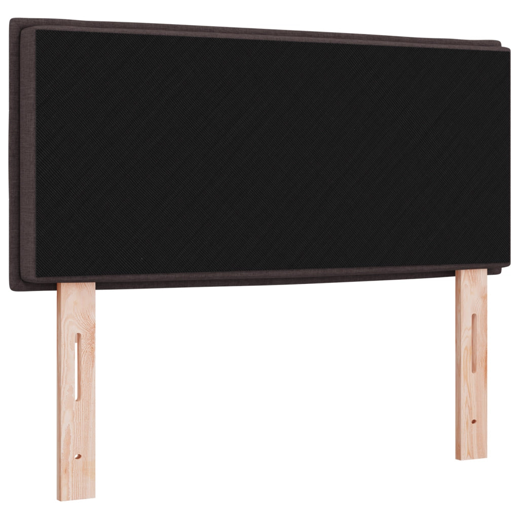 Testiera  Design Linee Marrone Scuro 80 cm Tessuto