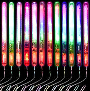 Luminarie a LED a fibra ottica - 12 pezzi - luci curve - accessori per feste - slittino di luce - bambini - Natale - concerti - rave - matrimoni .
