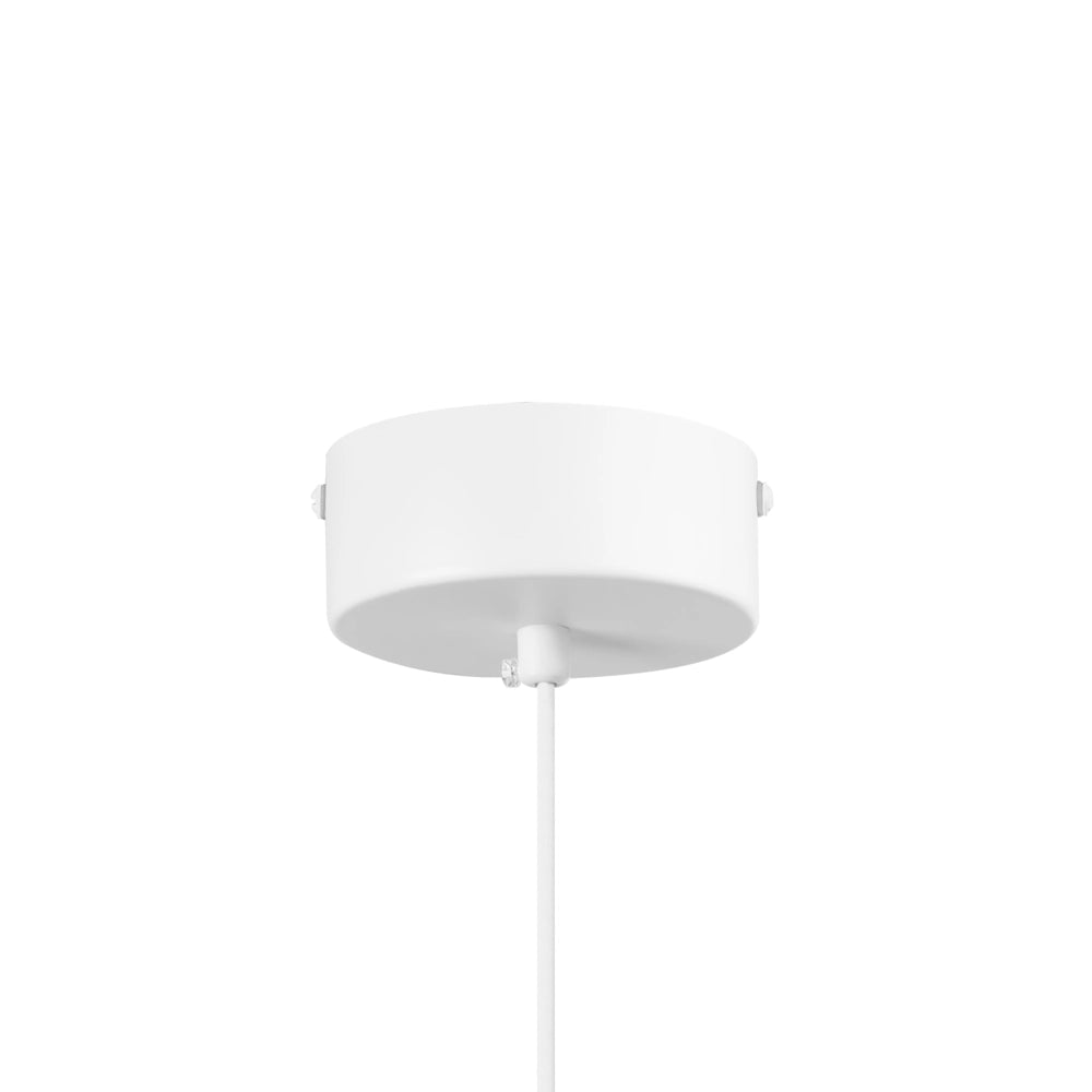 Lampadario in metallo per soggiorno in stile industriale moderno colore bianco Leyre
