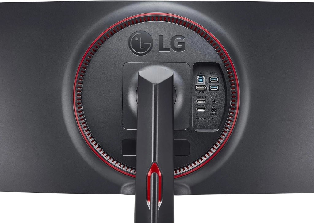 34GN850 UltraGear Gaming Monitor 34" QuadHD UltraWide Curvo 21:9 LED NanoIPS 1ms HDR 400, 3440x1440, G-Sync Compatible e AMD FreeSync Premium 160Hz, HDMI, Display Port, USB Hub, Flicker Safe, Nero