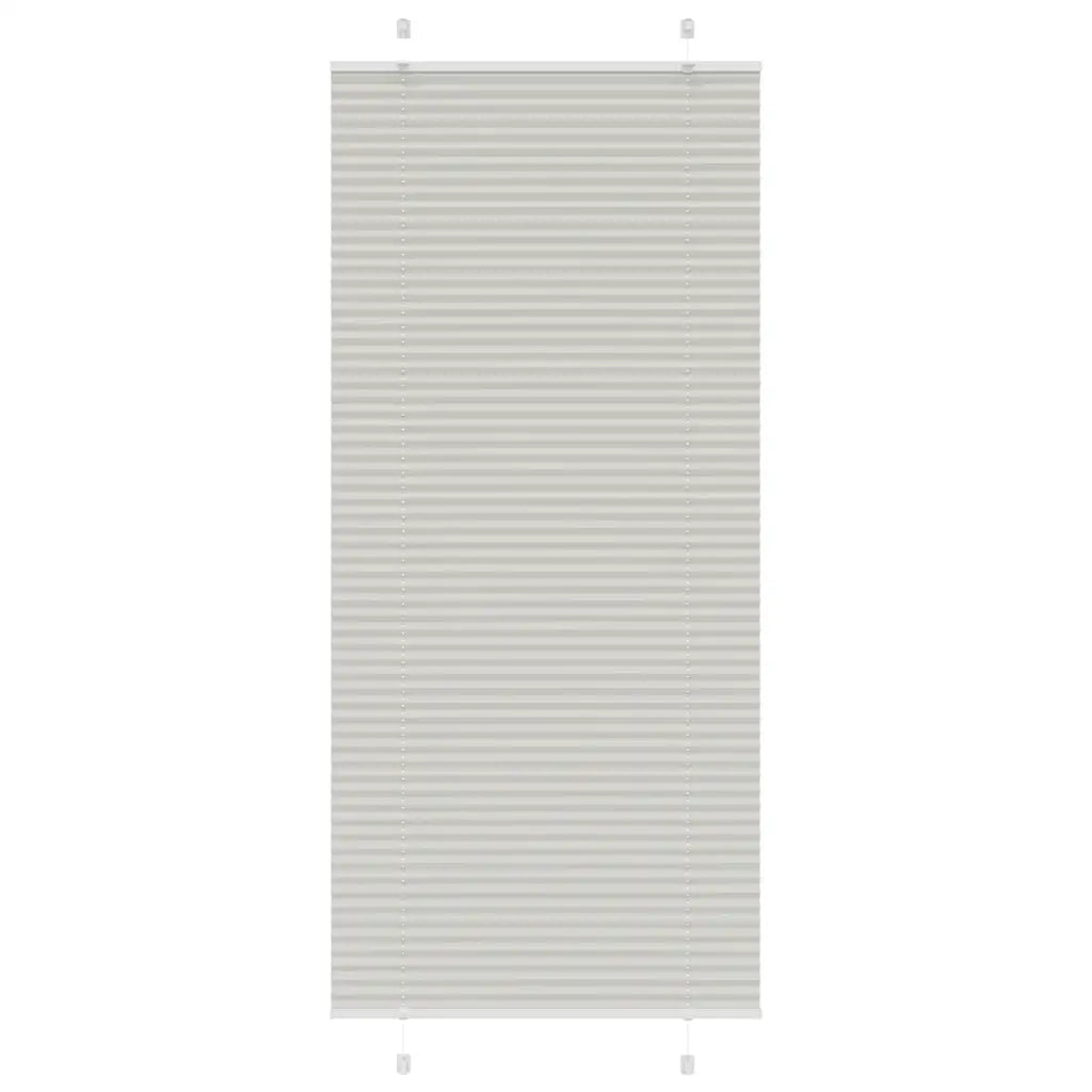 Tenda Plissettata | Tenda pliss¨¨ Grigio Chiaro 85x200 cm Larghezza Tessuto