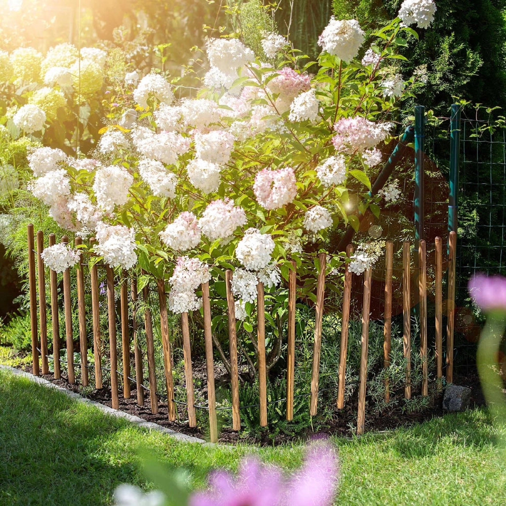 Recinzione da giardino KADAX Palisade, 230 cm, in legno, da interrare, marrone.
