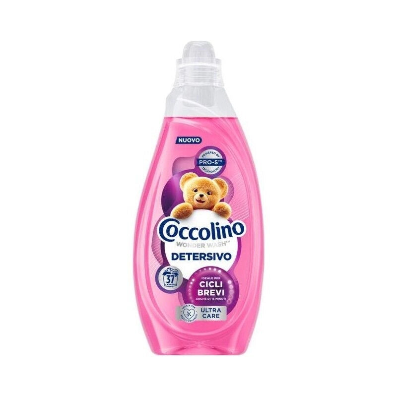 COCCOLINO DETERSIVO LIQUIDO CICLI BREVI DA 1,48LT FOMATO 37 LAVAGGI ULTRA CARE