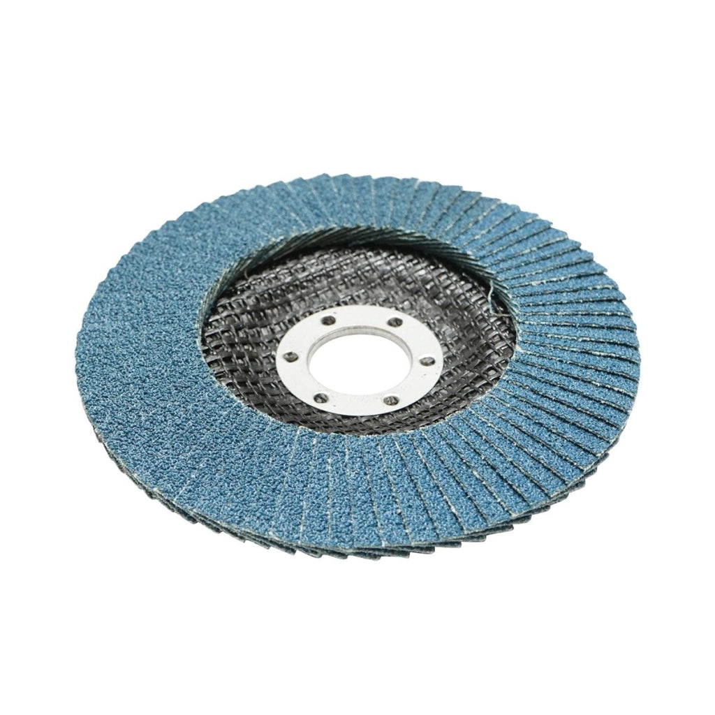 10 Dischi Lamellari Zirconio 125mm P60 per Acciaio INOX Metallo, Dischi Abrasivi, Disco Lamellare Breckner Germany