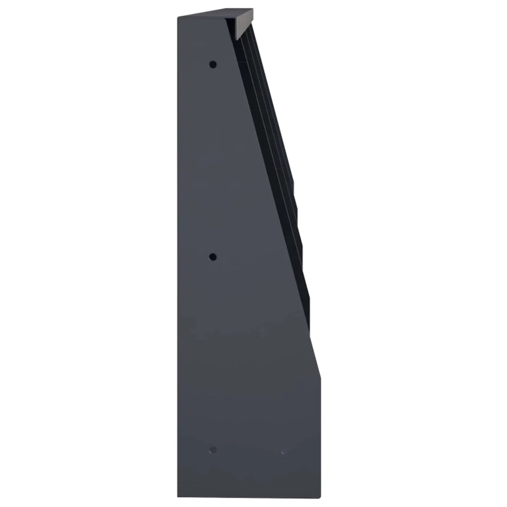 Muro di contenimento 4 pz 40 x 12 x 30 cm Acciaio Antracite 3449053