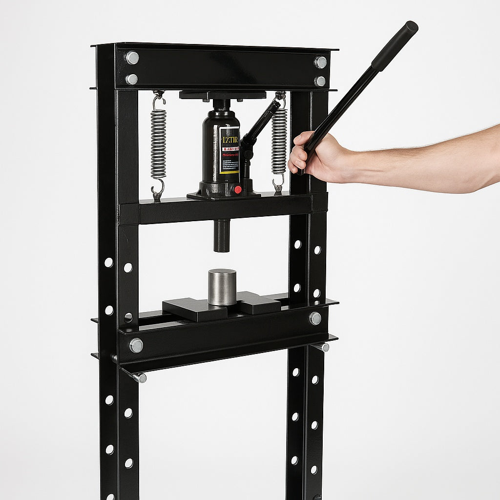 Pressa idraulica da officina 20t Black Edition Pressa a telaio per cuscinetti