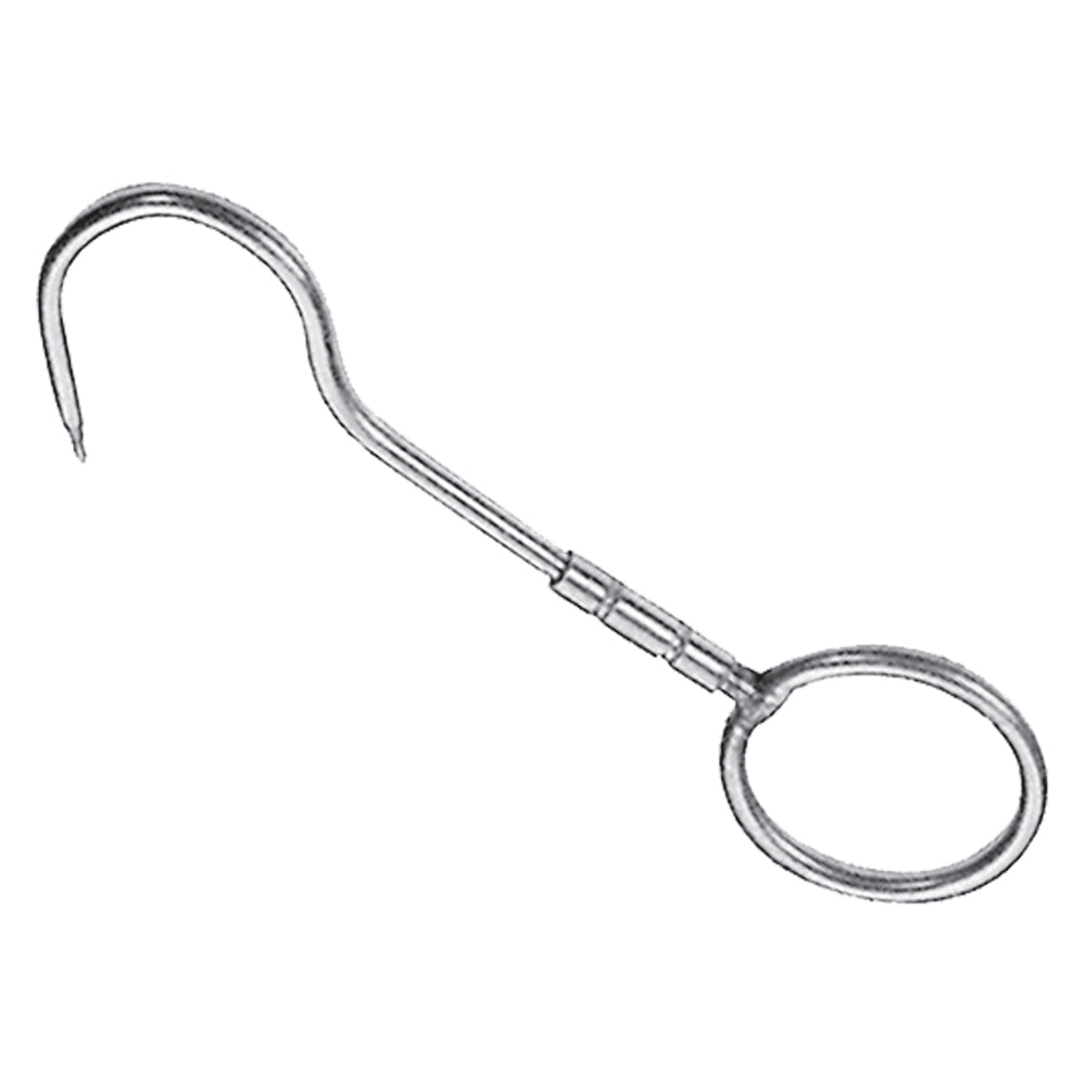 GANCIO GIREVOLE CON ANELLO mm. 240x12