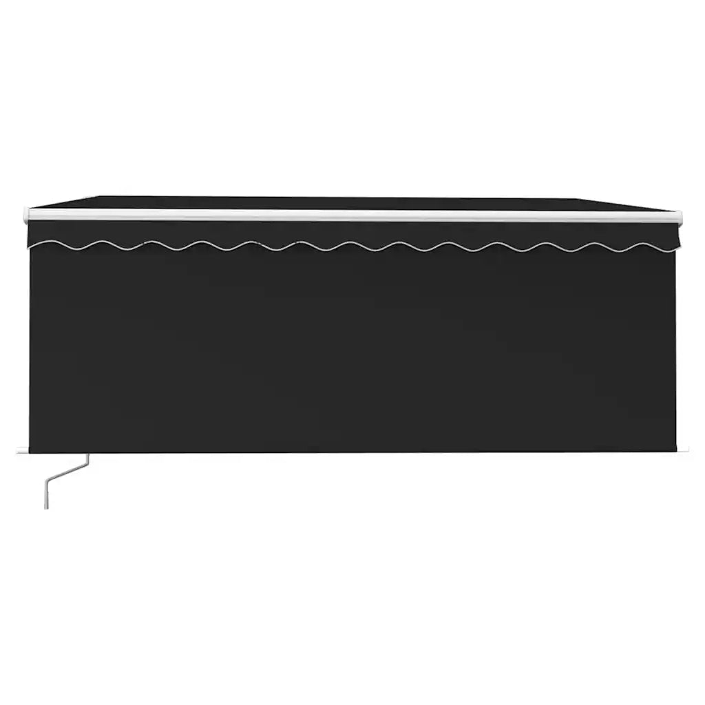 Tenda da Sole Retrattile Manuale con LED 3,5x2,5 m Antracite 3069284