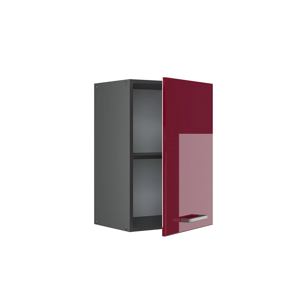 Vicco Pensile da cucina Rosso lucido 40 cm