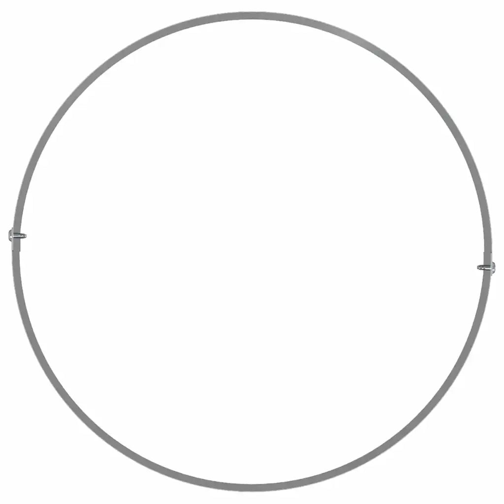 Anello per vaso-Supporto per Vaso Argento 30 x 30 x 20 cm Acciaio zincato