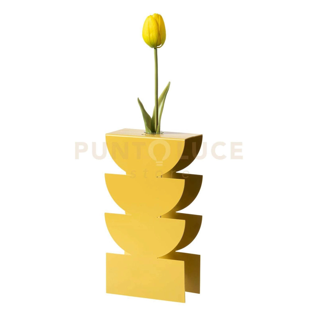 Vaso portafiore decorativo Memphis Ocra