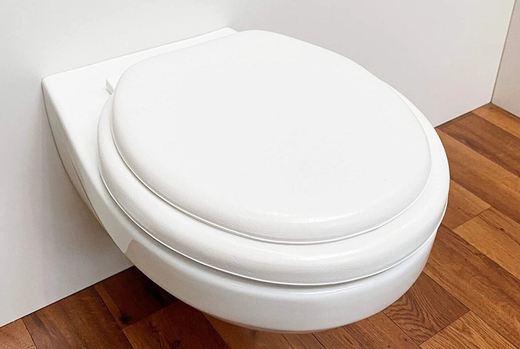 Sedile copriwater universale per bagno copri WC con seduta morbida 39x36cm 52992