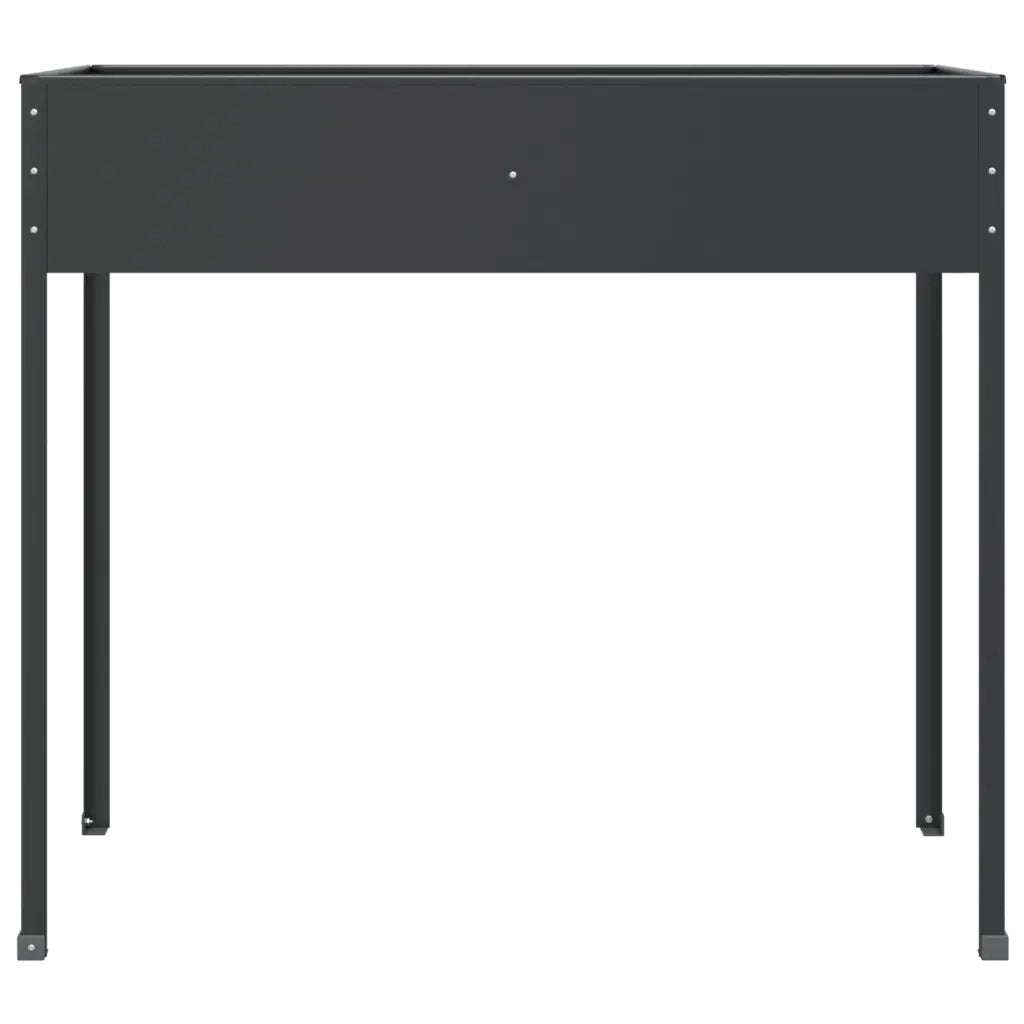 Fioriere da Giardino 2 pz Antracite Acciaio Zincato 3154237