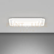 ZOOM APPLIQUE PLAFONIERA RETTANGOLARE 70X35 BIANCO CCT SWITCH 3000/4000°K 56W - CRI 90 5600 lm