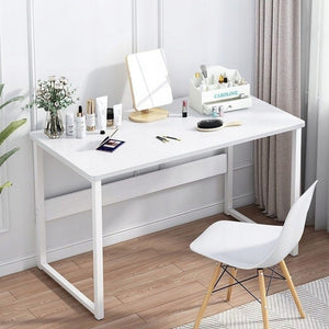 Scrivania per computer, bianca 80x37x73 cm