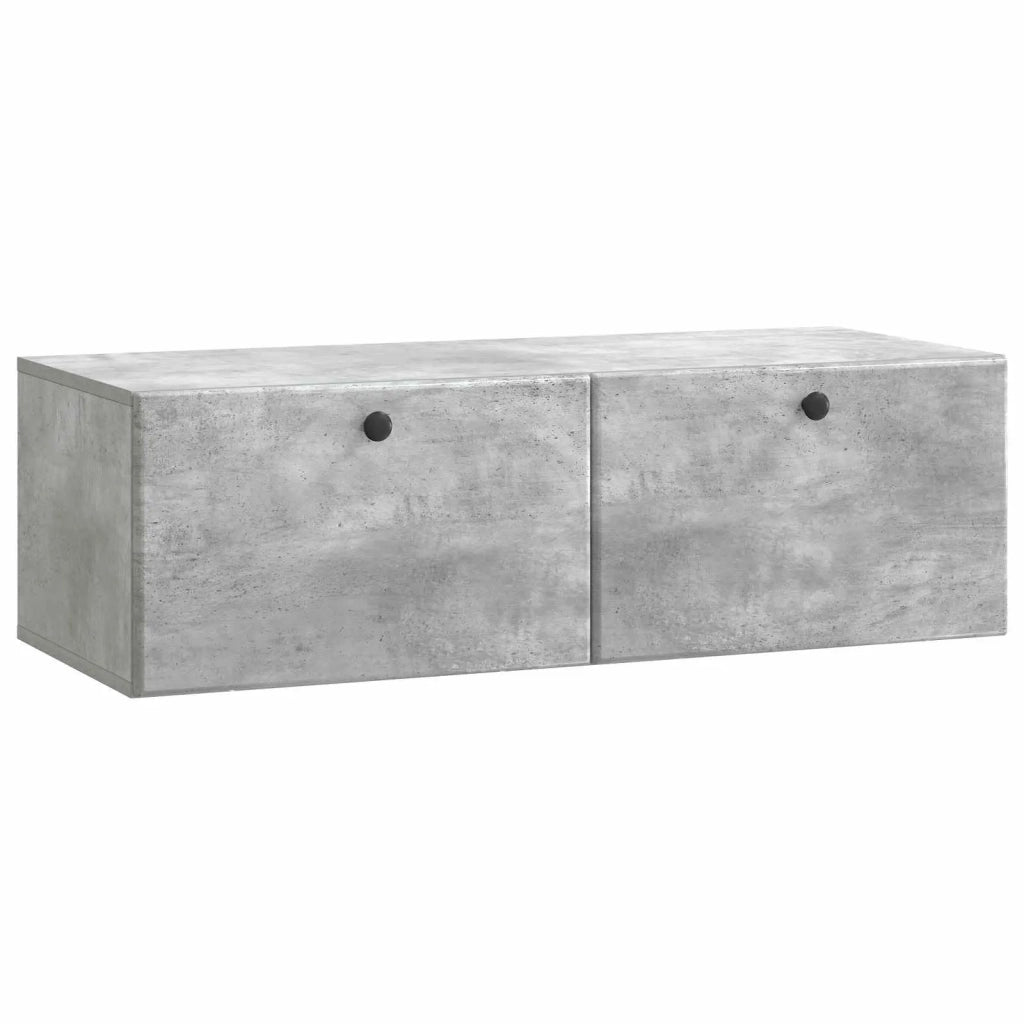 Mobile Porta TV da Muro 98 x 41 x 30 cm Grigio Cemento 899208
