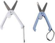 Set di forbici compattibili - 2 pezzi - pieghevoli - per bambini/adulti - per viaggio/ufficio - 6,5 cm lame affilate - forbici mini