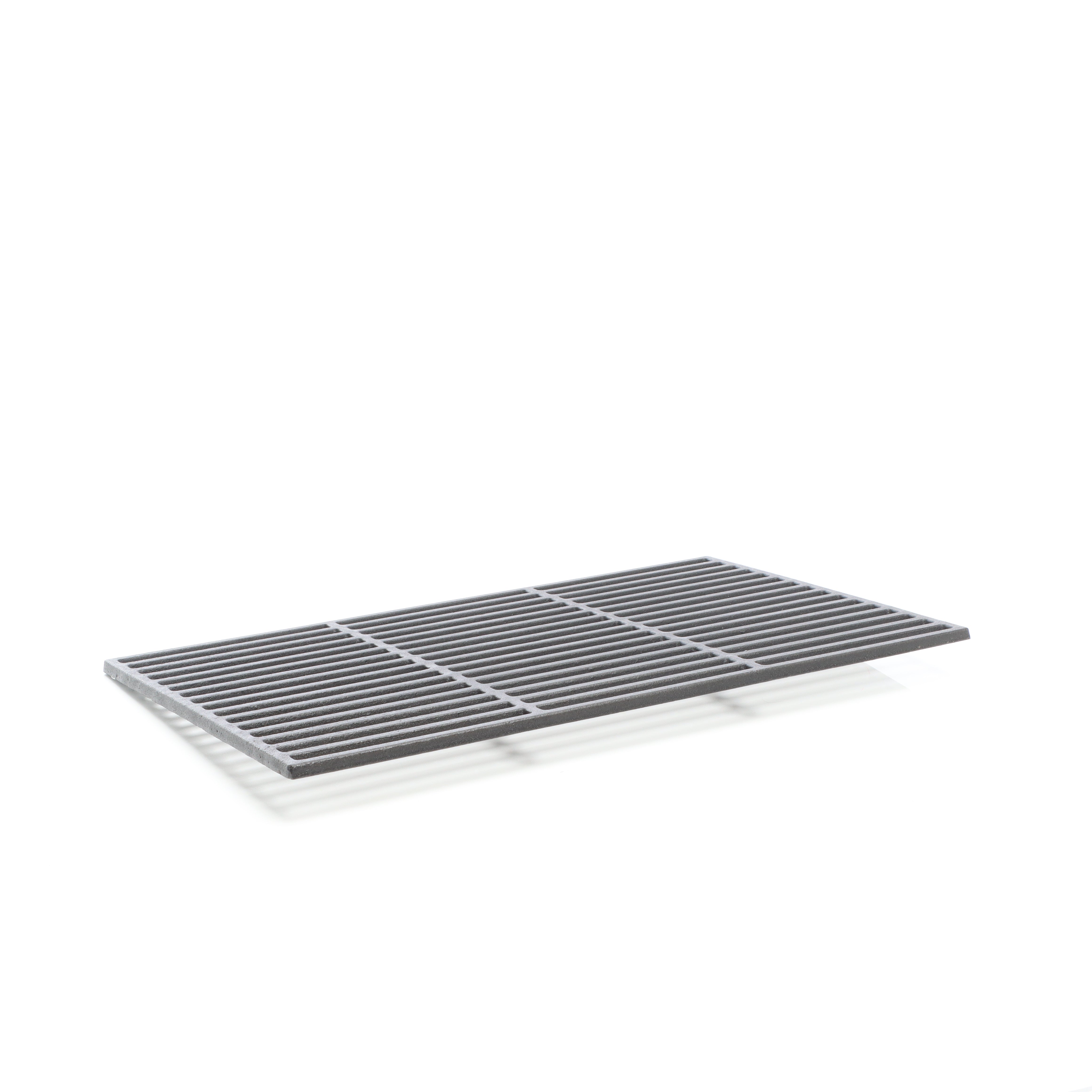 Griglia rettangolare in ghisa 54 x 34 cm per barbecue a carbone e a gas
