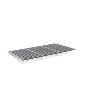 Griglia rettangolare in ghisa 54 x 34 cm per barbecue a carbone e a gas