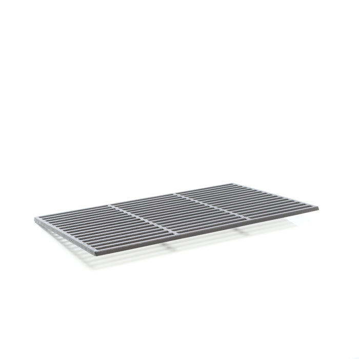 Griglia rettangolare in ghisa 54 x 34 cm per barbecue a carbone e a gas